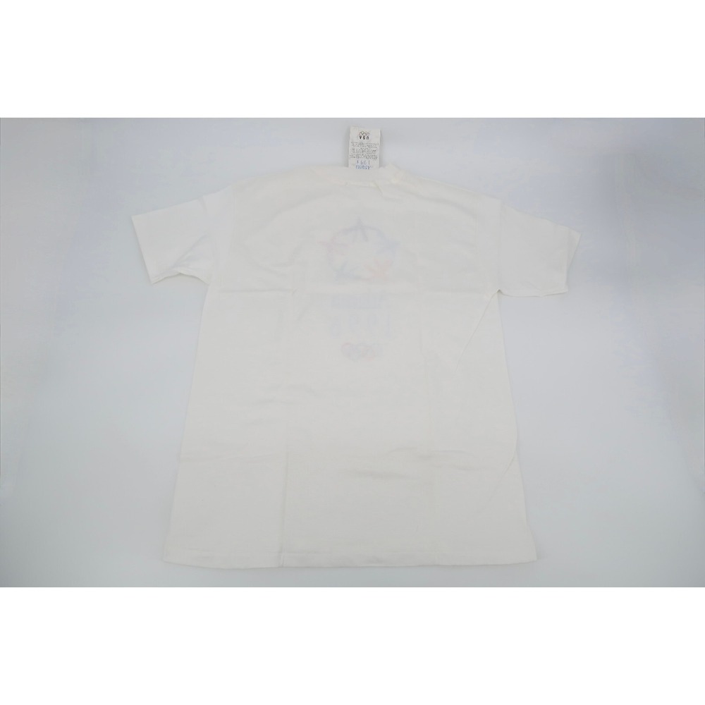 Vintage Atlanta 1996 Olympics Shirt XL White Hanes Beefy-T USA Single Stitch NEW - Picture 5 of 7
